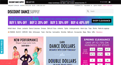 Desktop Screenshot of discountdance.com